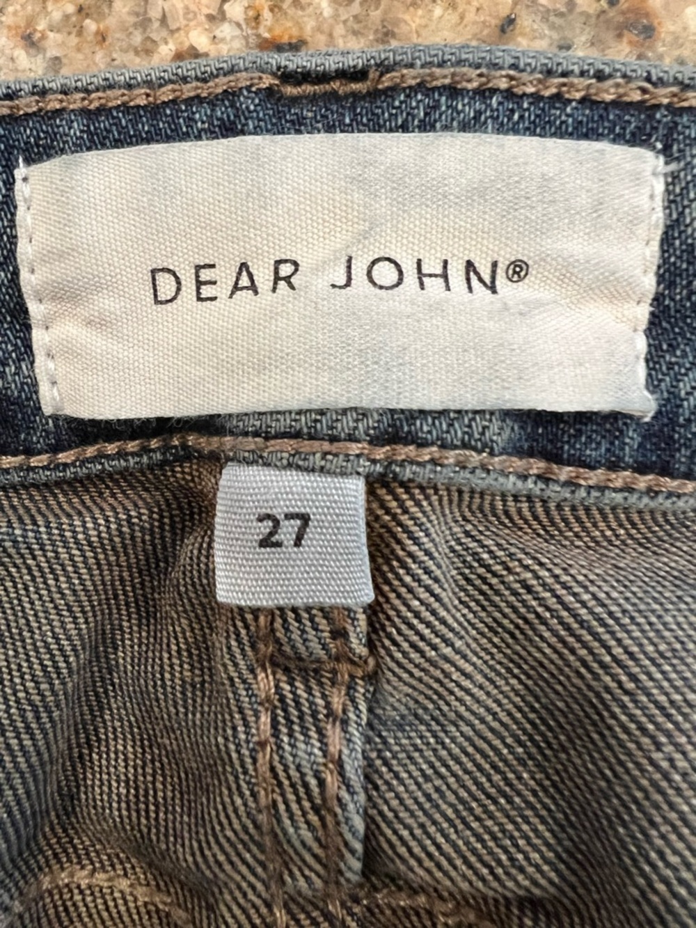 Dear John Rosa Flare Jeans Size 27 High Rise Stretch Denim Dark Wash - Picture 7 of 9